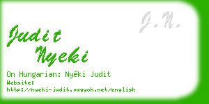 judit nyeki business card